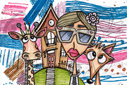 Quirky Whimsy: Cartoon Characters, a Person Illustration by NiiiNArt (Thumbnail 3 of 7)