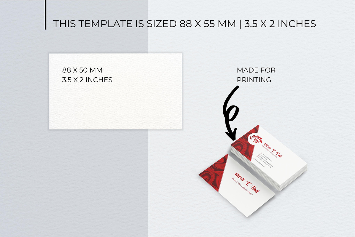 Business Card Canva Template, a Business Card Template by B2 Studio (Photo 8 of 11)