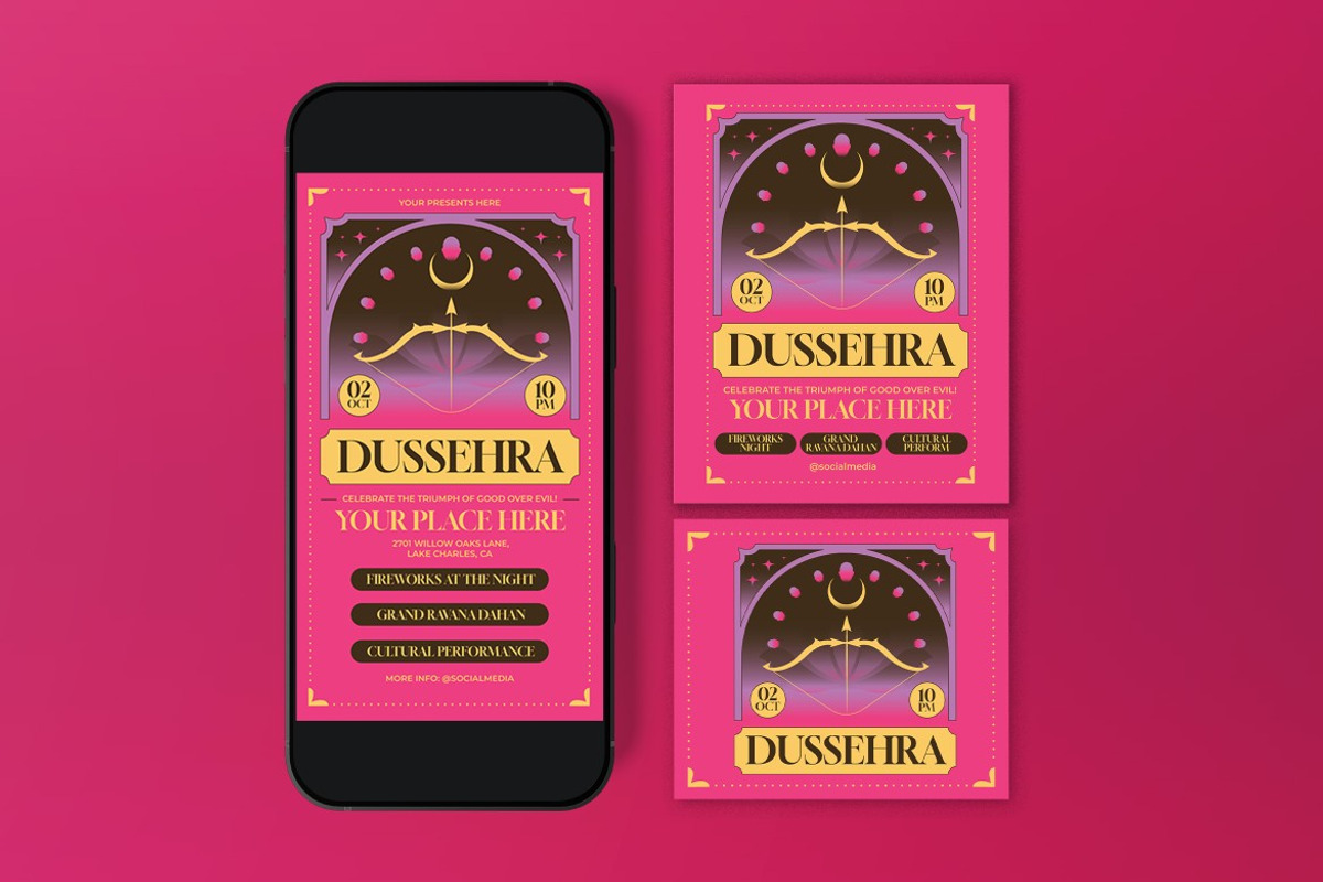 Dussehra Festival Flyer preview 3