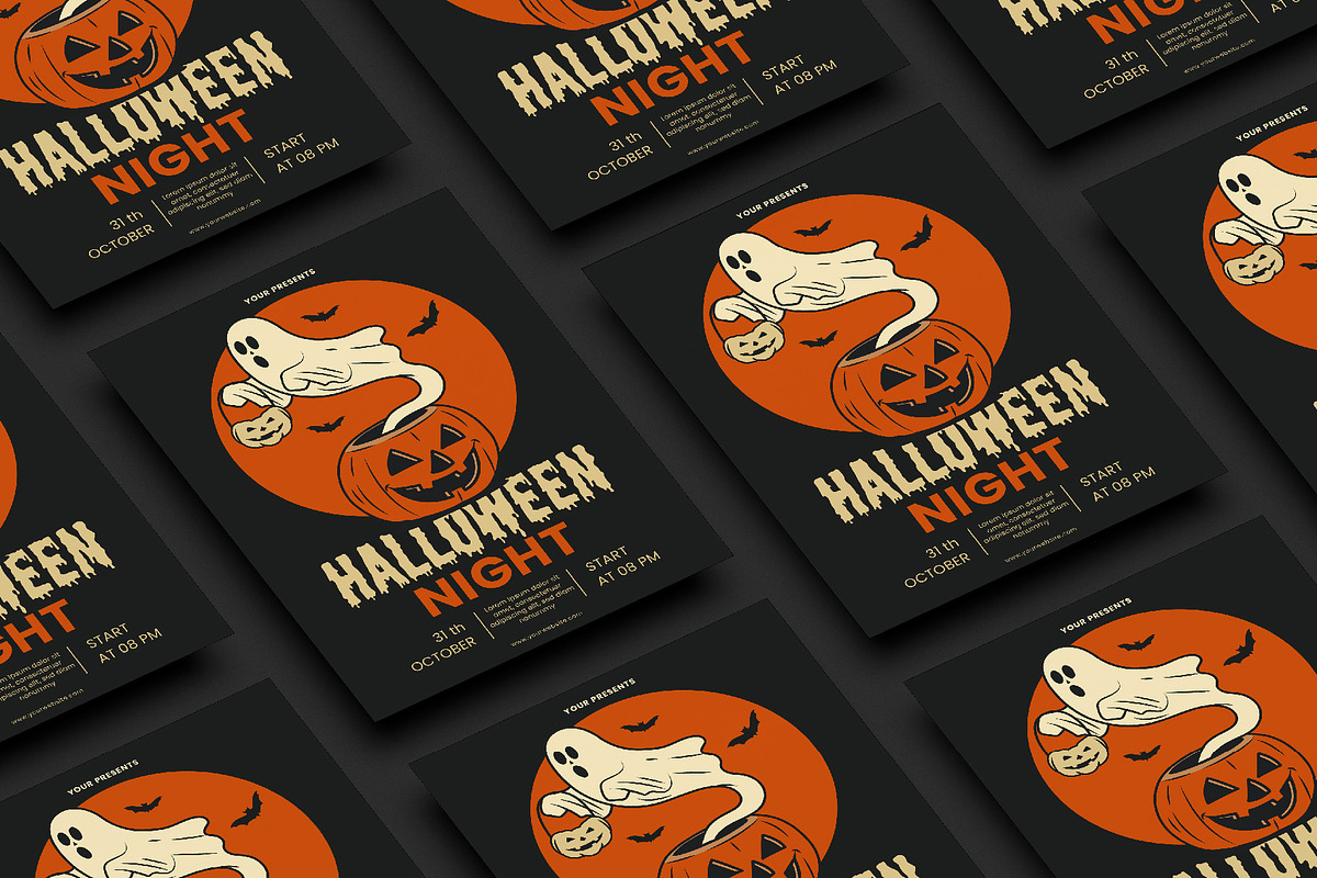 Halloween Night Event Template, a Flyer Template by Sandypramana (Photo 2 of 2)
