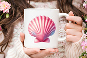 Ocean Sea Shell Sublimation Clipart, an Illustration by RobertsArt (Thumbnail 6 of 7)