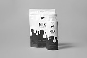 Milk Mock-up, a Packaging Mockup by zippypixelstudio (Thumbnail 5 of 10)