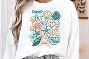 Coquette Seashell Coastal Summer PNG, an Illustration by Designking (Thumbnail 5 of 6)