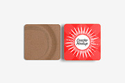 Square Coaster Mockup, a Cups & Container Mockup by Graphic Deal (Thumbnail 8 of 8)