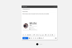 Custom HTML Email Signature Template