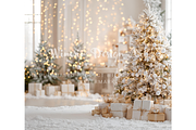 White Christmas Digital Backdrop, a Background Photo by Winwin Design Art (Thumbnail 6 of 9)
