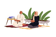People pray. Different religions set, a Person Illustration by PaperTrident (Thumbnail 4 of 7)
