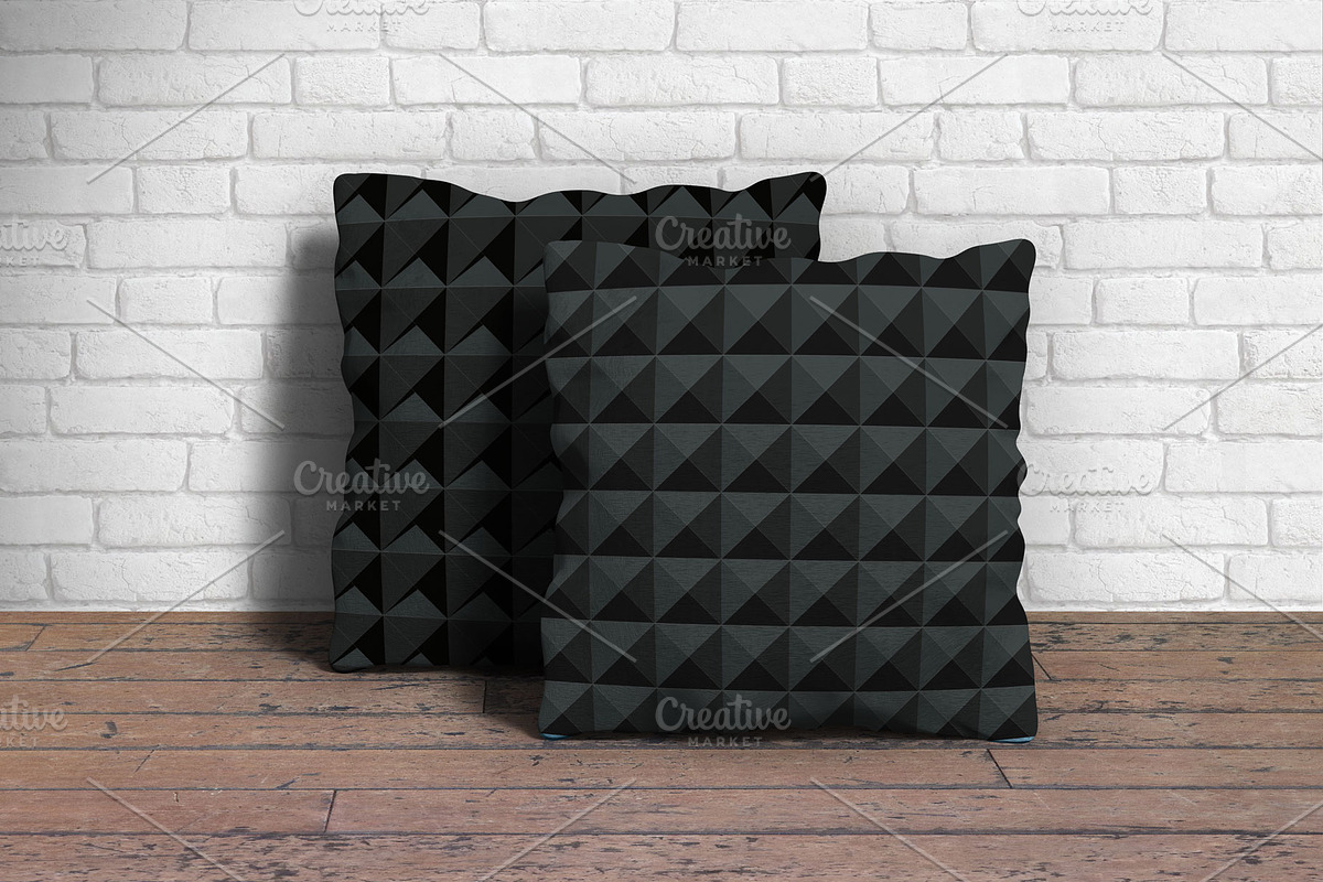 Black seamless geometric 3d textures, a Pattern Graphic by ExpressShop (Photo 3 of 5)