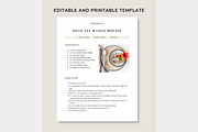 Modern Recipe Template Canva, a Card Template by OrganizationOasisRo (Thumbnail 3 of 10)