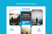 Travel Agency Social Media Post, a Marketing Template by Photoshop Action (Thumbnail 3 of 18)