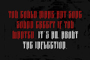 Laruz Lomer Blackletter Display Font, a Blackletter Font by Maulana Creative (Thumbnail 3 of 7)