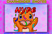 POKEMON CHARMENDER EMOTES, an Animal Illustration by YUNGMOTS (Thumbnail 4 of 5)