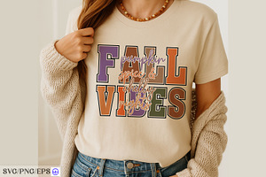 Fall Vibes Cozy Autumn Clipart SVG, a Graphic by mh_arif