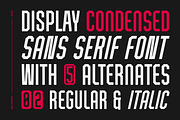 MN Aveiro - Display Condensed Font, a Sans Serif Font by Mantra Naga (Thumbnail 2 of 17)