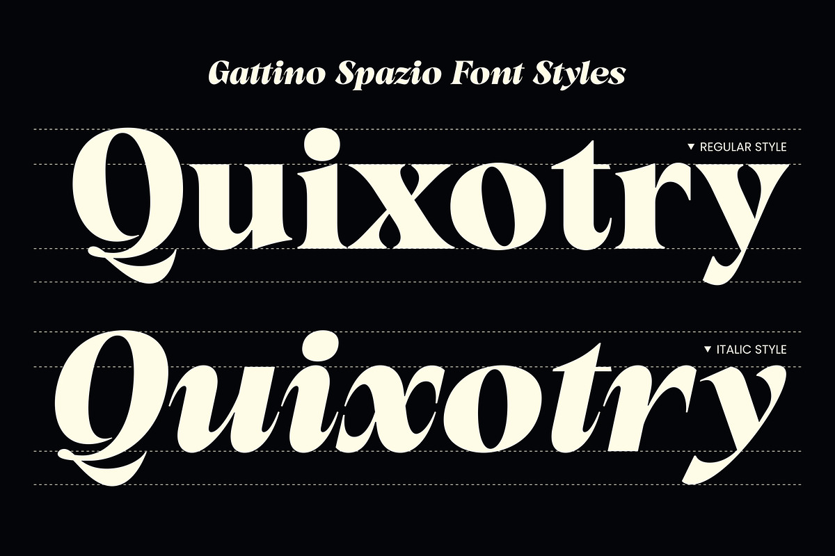 Gattino Spazio - Bold Serif Typeface, a Serif Font by Mbonster Design Studio (Photo 5 of 20)