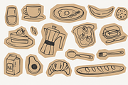 Kraft Paper Scrapbook Doodle Clipart, a Decorative Illustration by Anna Studio (Thumbnail 9 of 12)