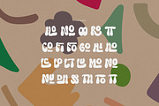 Chubby Flower - Groovy & Playful, a Font by Deeezy (Thumbnail 4 of 6)