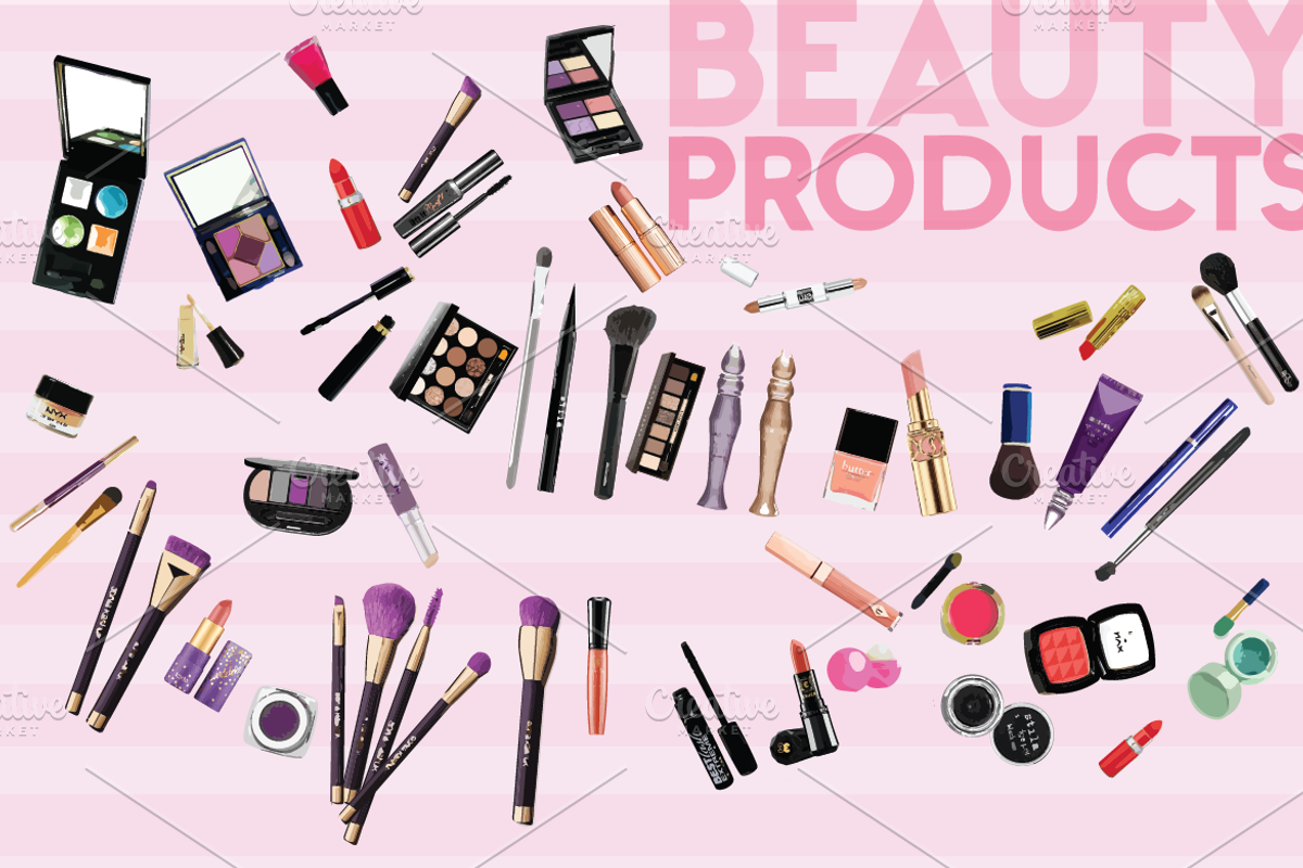 Cosmetics makeup collection mockup, an Illustration by mollyli.ai (Photo 3 of 3)