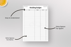 Wedding Budget Planner PDF