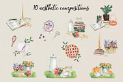 Cottagecore & Light Academia Set, an Illustration by Catch the Dream Art (Thumbnail 4 of 9)