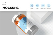 6 Jam Jar Mockups, a Product Mockup by megostudi0 (Thumbnail 5 of 8)