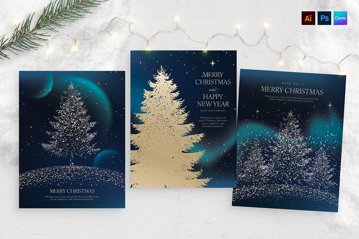 Christmas Winter Poster Template, a Flyer Template by BrandPacks (Photo 2 of 5)