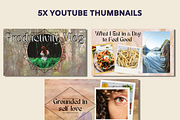 Boho YouTube Branding Kit, a Social Media Template by Chantelle T Illustrations (Thumbnail 7 of 8)