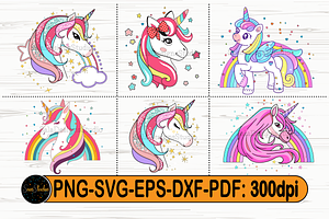 Unicorn Svg Bundle, Magical Unicorn