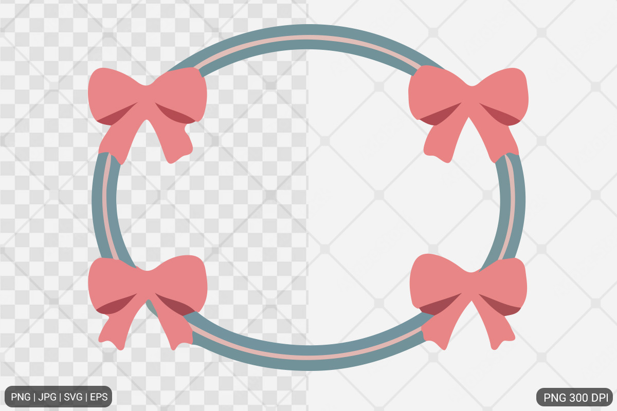 Coquette Frame Clipart Bundle, an Illustration by Actual Pixel (Photo 13 of 26)