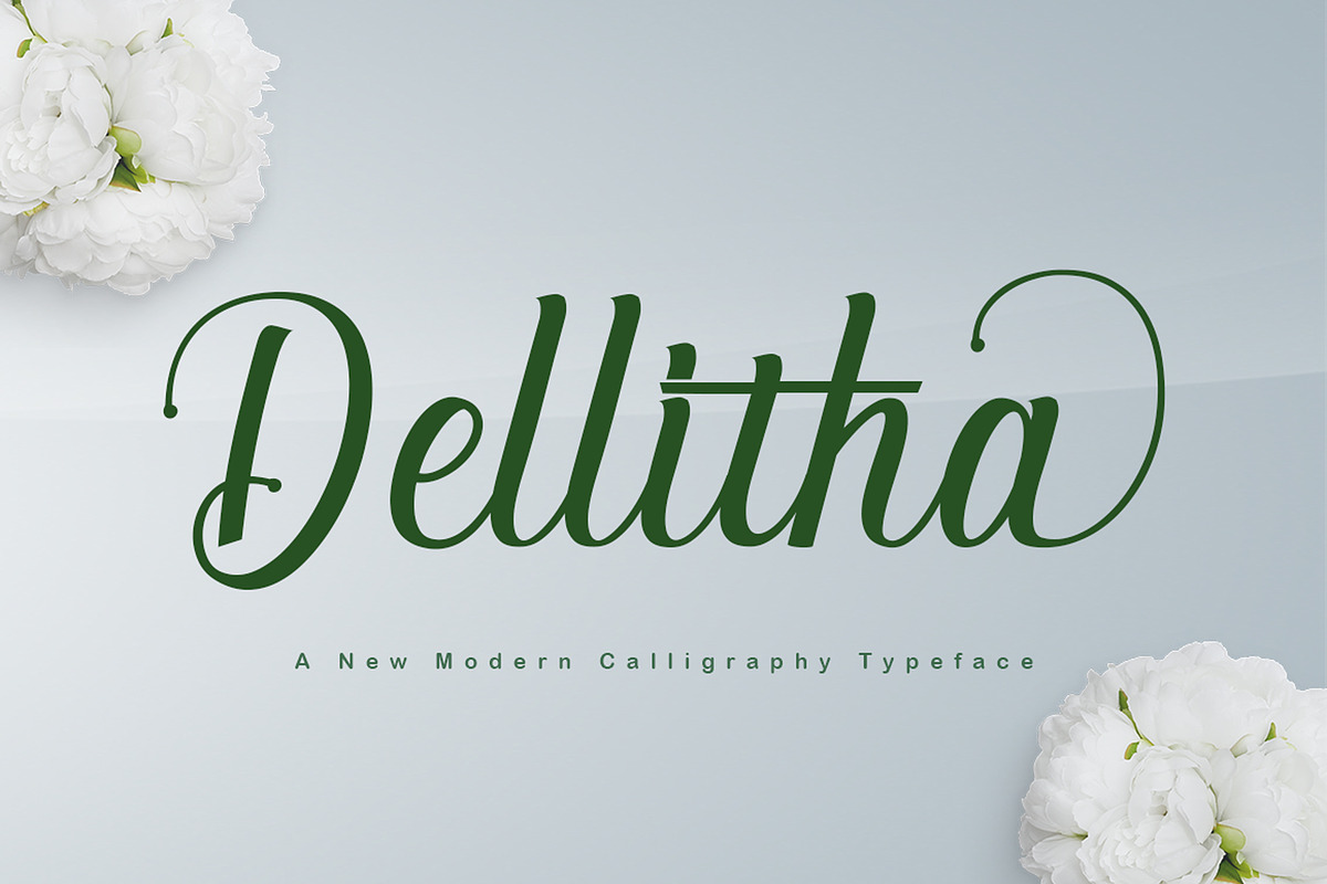 Bantiba, a Script Font by PollemSt (Photo 2 of 8)