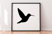 Hummingbird Silhouette SVG, an Animal Illustration by newminddesign (Thumbnail 4 of 5)