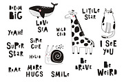 Cute cut animals, alphabet, poster, an Animal Illustration by Barkova Nadya (Thumbnail 6 of 8)