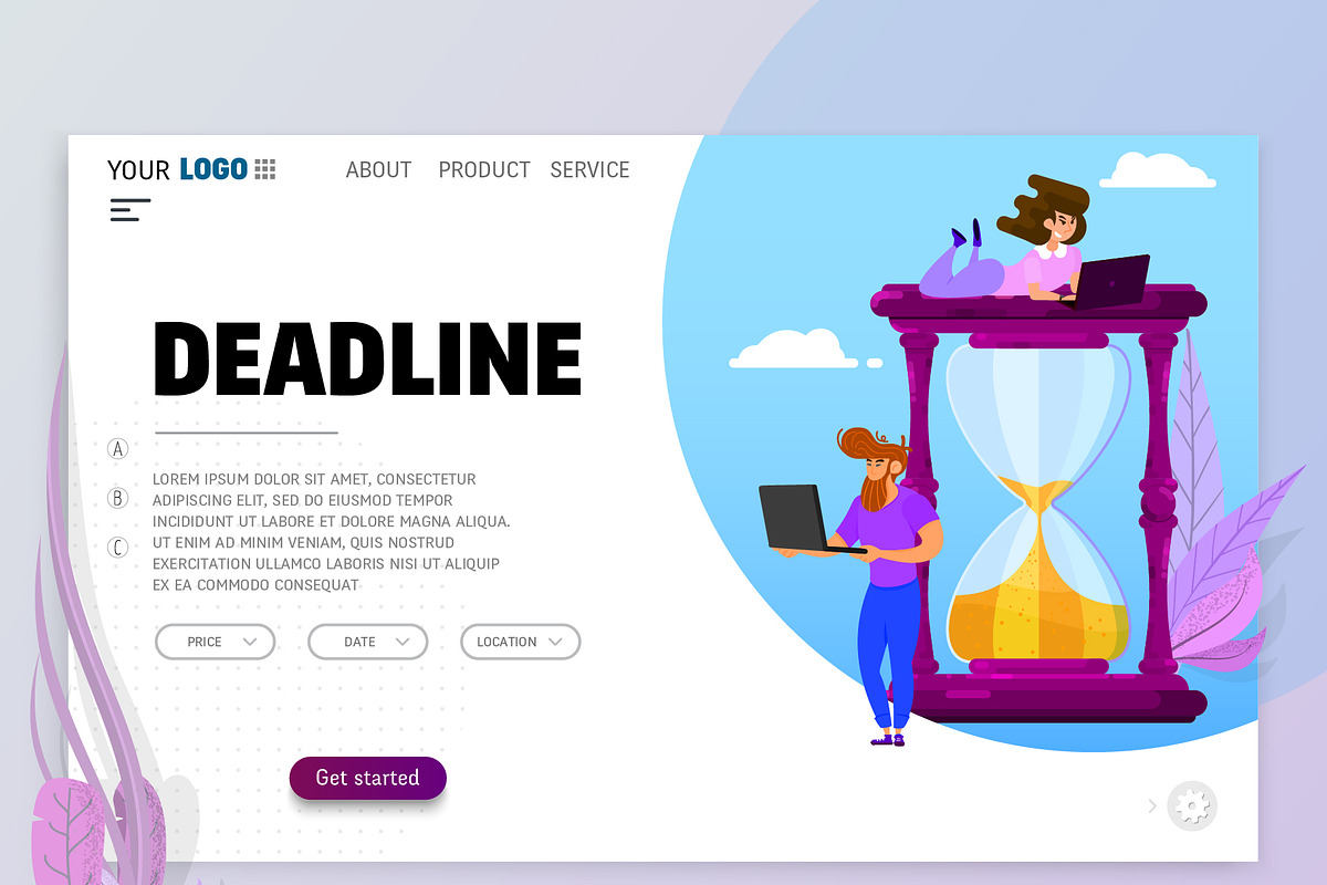 30 Landing Page Templates, a Templates & Theme by zao4nik (Photo 13 of 19)