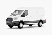 Ford Transit Truck Mockup 2 Views., an Advertising Mockup by SPEED APEX (Thumbnail 5 of 5)