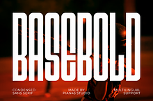 Basebold - Condensed Sans Serif Font