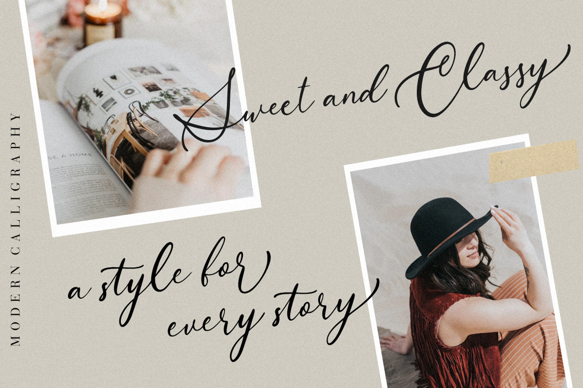 Aurelye Modern Calligraphy, a Script Font by Creatype Studio (Photo 6 of 9)