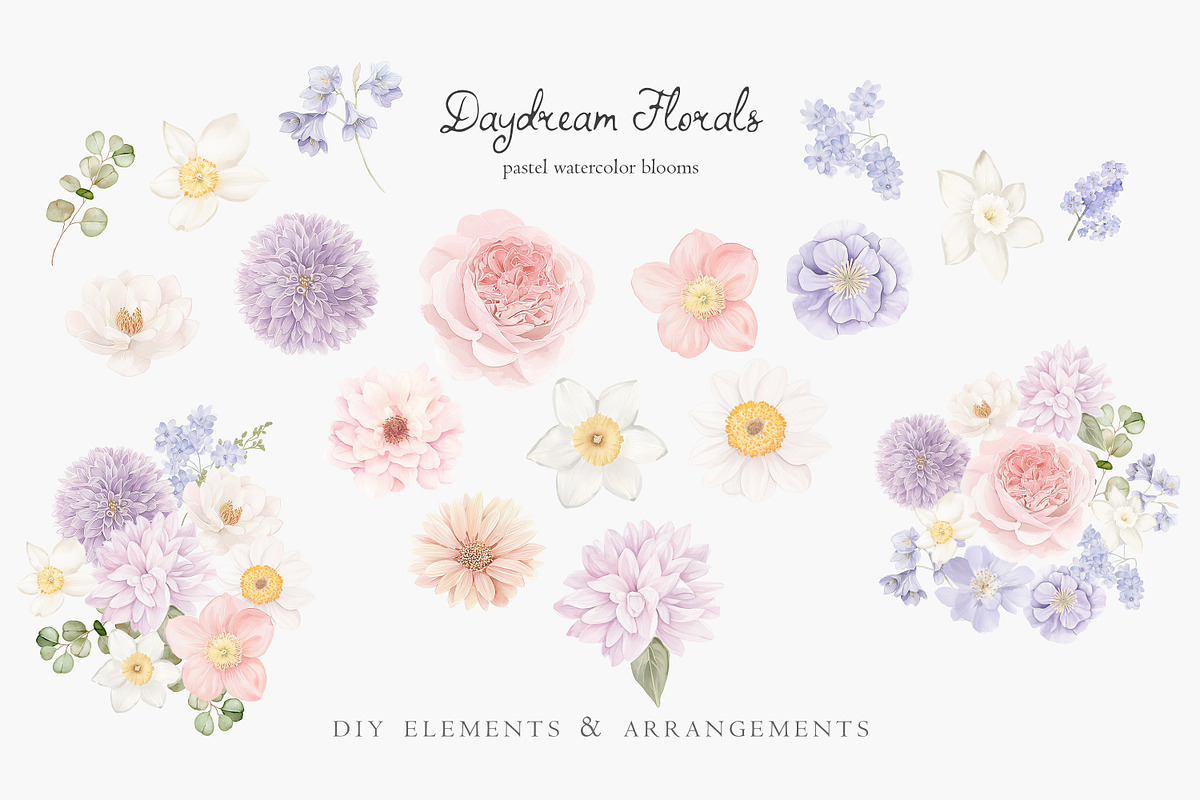 Vintage Floral Bundle, an Object Illustration by studioequinox (Photo 46 of 65)