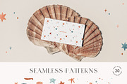Ocean Animals: colored & outline, a Pattern Graphic by imajineko (Thumbnail 5 of 12)