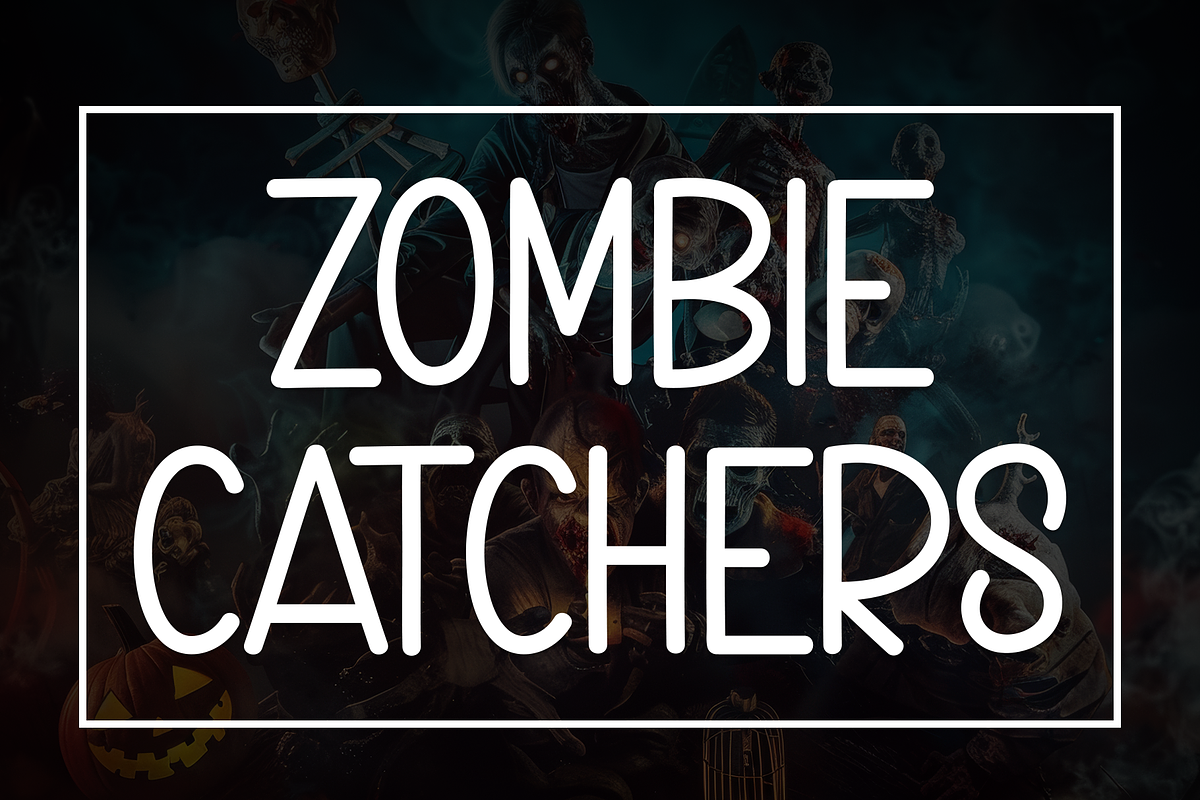 Zombie Catchers | Script Font, a Script Font by Scratchones (Photo 1 of 8)