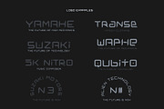 Simmetron Hi-Tech Futuristic Font, a Font by Alkinos (Thumbnail 4 of 7)