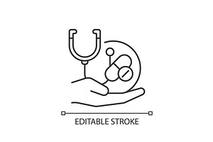 Improving Treatment Linear Icon