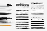 Pencil,Paint Stroke Brushes. Pen Ink, a Brush Add-On by ZinetroN (Thumbnail 3 of 4)