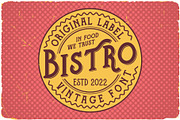 Bistro Font and graphics, a Symbol Font by VozzyStock (Thumbnail 1 of 9)
