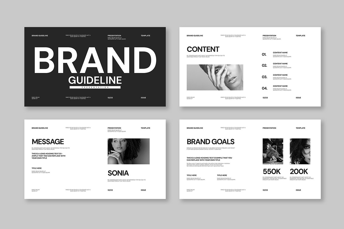 Brand Guideline Presentation, a Presentation Template by Mighty-Slide (Photo 2 of 6)