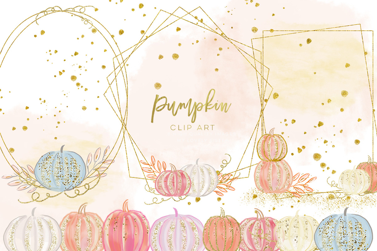 Pumpkin Clip art, fall clip art, an Illustration by Sunflower Day Love (Photo 1 of 6)