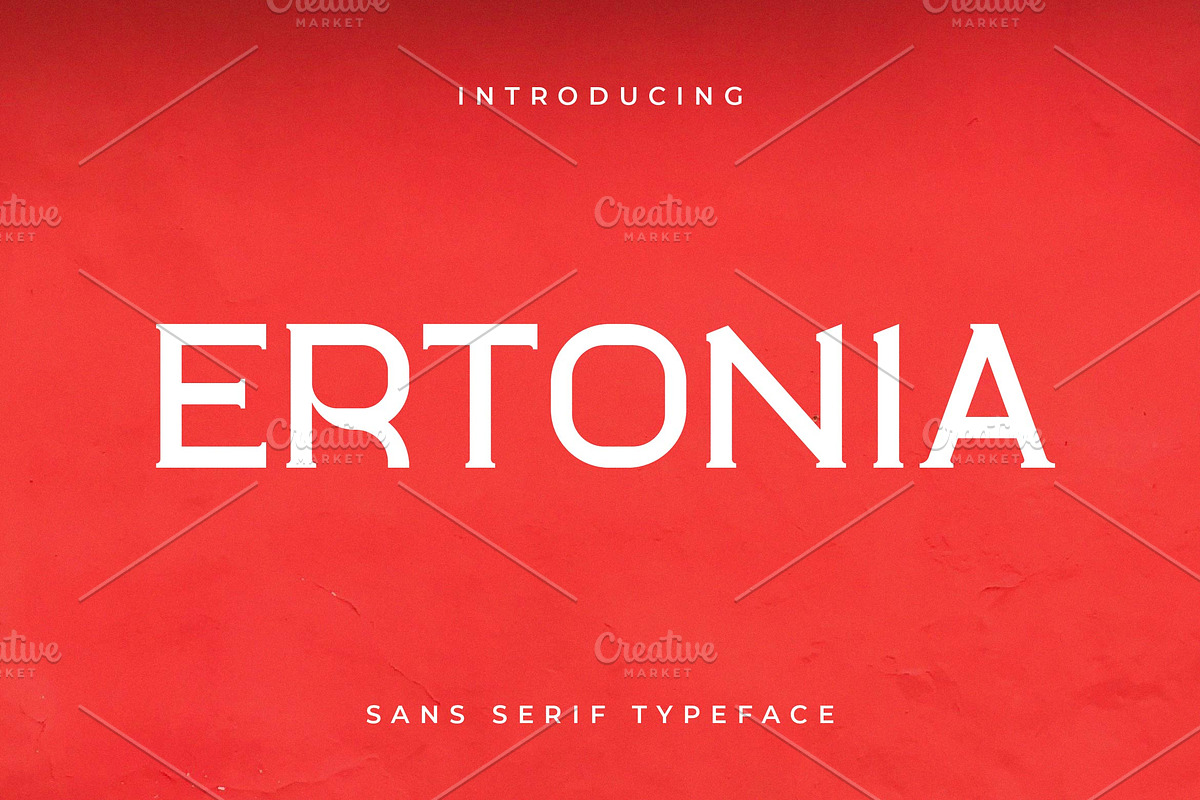 Ertonia Slab Serif Font, a Slab Serif Font by Artiveko (Photo 1 of 7)