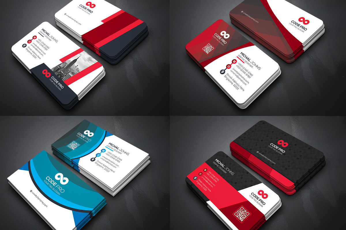 50 Business Cards Bundle, a Business Card Template by Genereux Art (Photo 4 of 12)