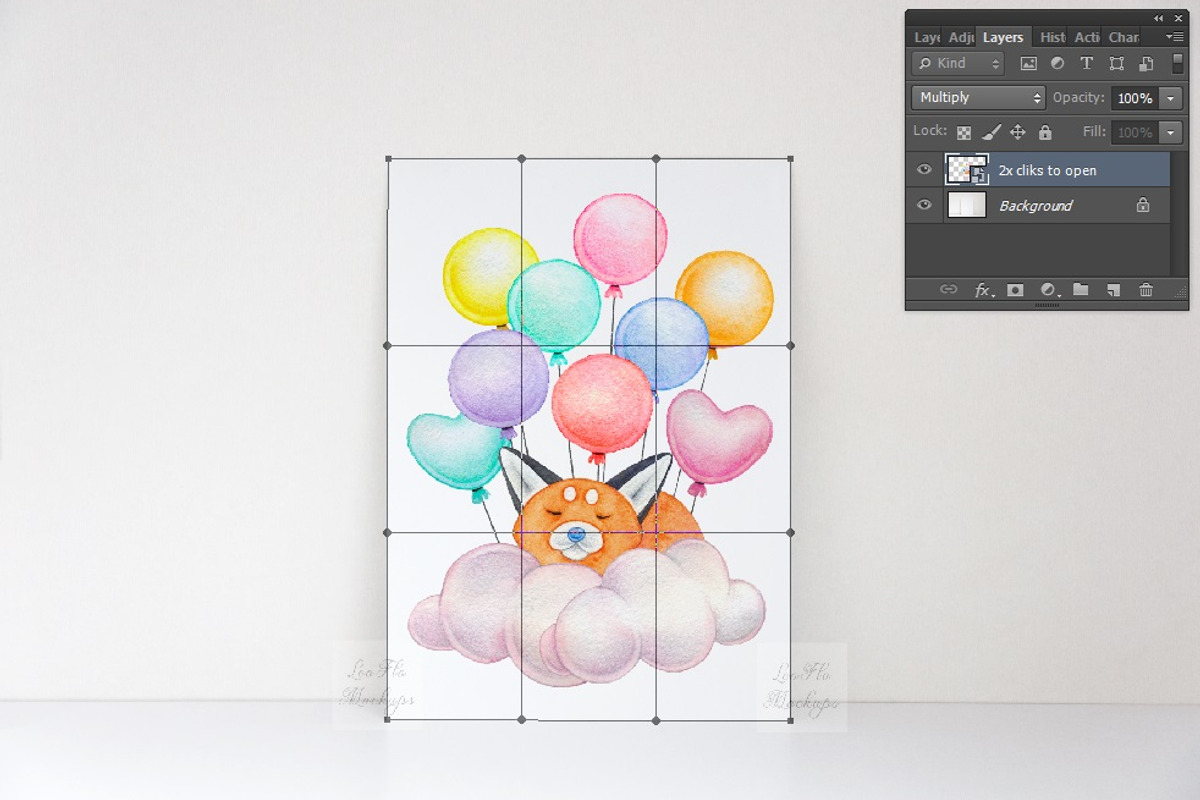 Print card mockup vertical psd 5x7, a Cups & Container Mockup by Leo Flo Mockups (Photo 3 of 3)