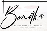 Benirka, a Script Font by pineungtype (Thumbnail 1 of 11)