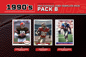 Pro Football Card Templates